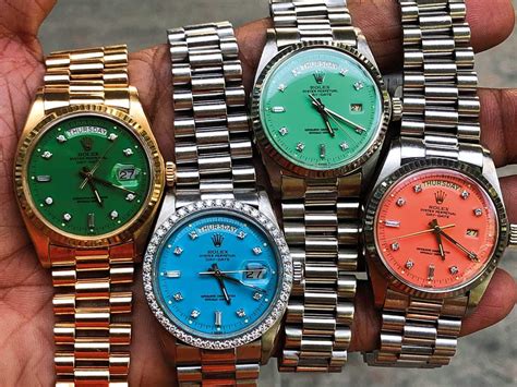 rolex colours